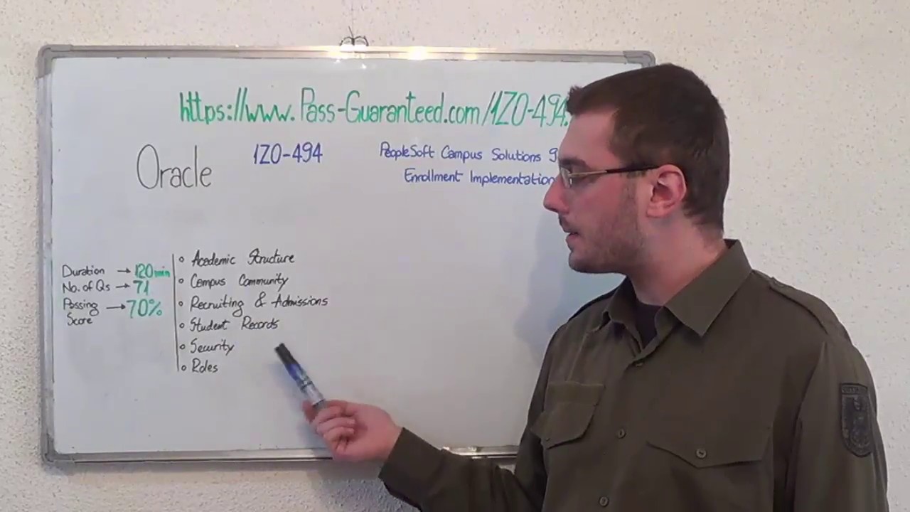 1Z0-494 - Exam Practice Test Questions PDF Answers