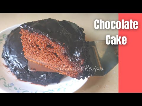 Chocolate Cake Recipe|Moist,Melt in the mouth chocolate cake@akshatasrecipes