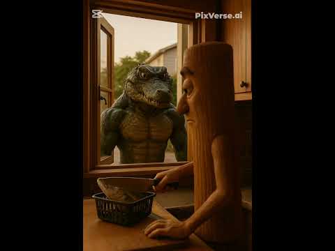 Tum Tum Sahur Is Being Hunted by krokodilo🐊🤨 #funny