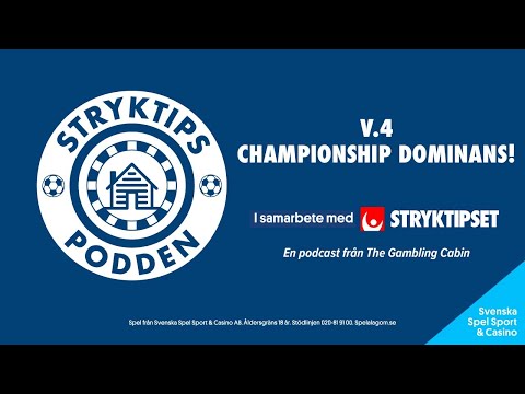 Stryktipset v.4 - Championship Dominans!