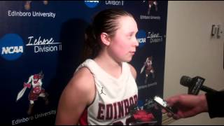 preview picture of video 'Edinboro Upsets No. 2 Gannon in Overtime, 75-72'