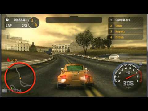 need for speed most wanted 5-1-0 psp trailer