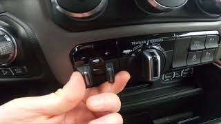 How to Use Trailer Brake in Dodge RAM Rebel 1500 II ( 2019 - now ) | Enable Trailer Brake