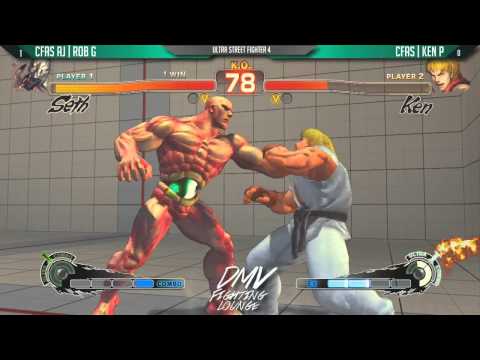 DMV Fighting Lounge Oct. 2014 - USF4 - CFAS AJ | Rob G VS. CFAS | Ken P
