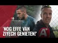 Ajax traint weer op het veld naast de Arena