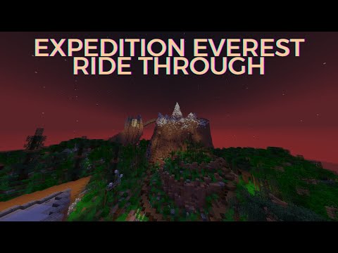 MCParks Minecraft - Expedition Everest at Animal Kingdom!