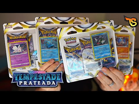 Conheça o PACOTE TRIPLO e PACOTE QUÁDRUPLO de Tempestade Prateada - TIUSAM - Carta Pokemon