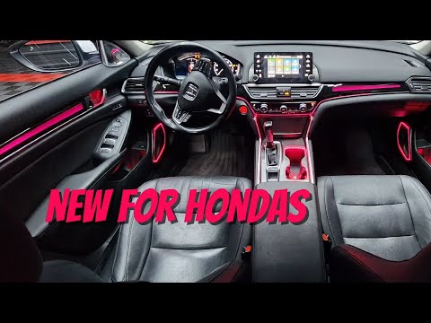 FIRST HONDA ACCORD WITH THESE NEW AMBIENT LIGHTS!!! (INSTALL)