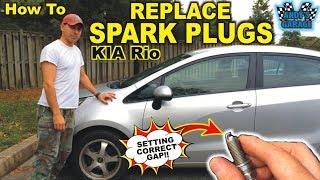 How To Replace Spark Plugs - Kia Rio (Andy’s Garage: Episode - 121)