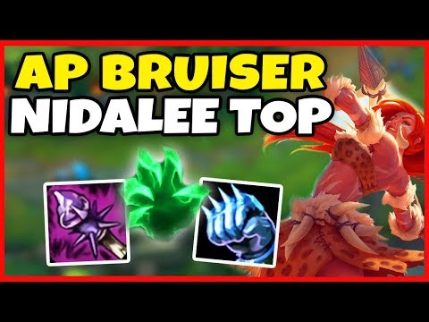 AP BRUISER NIDALEE TOP! GIVE ME THE PENTA! THIS GAME IS TOO EASY! - League of Legends