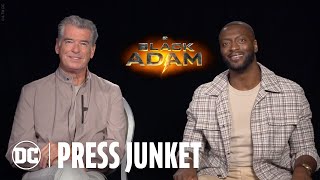 Black Adam | Pierce Brosnan & Aldis Hodge Interview | DC