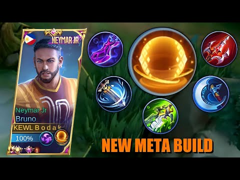 NEW META BUILD BRUNO GOLDLANE | BRUNO BEST BUILD AND EMBLEM - MLBB
