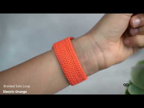 Electric Orange Braided Solo Loop