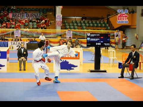 AKF2019 Cadet Kumite Male  63kg Final TARNAKIN NIKITA vs YAMANAKA YUTO