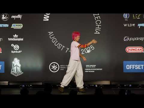 2nd Place – Takumi Yasumoto – 4A Preliminary Freestyle – World YoYo Contest 2025