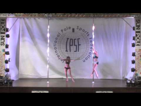 Simone Fluhr & Irina Mauch MIXED DOUBLES PRELIM - WORLD POLE SPORTS CHAMPIONSHIPS 2014