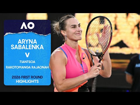Aryna Sabalenka v Tiantsoa Rakotomanga Rajaonah Highlights | Australian Open 2026 First Round