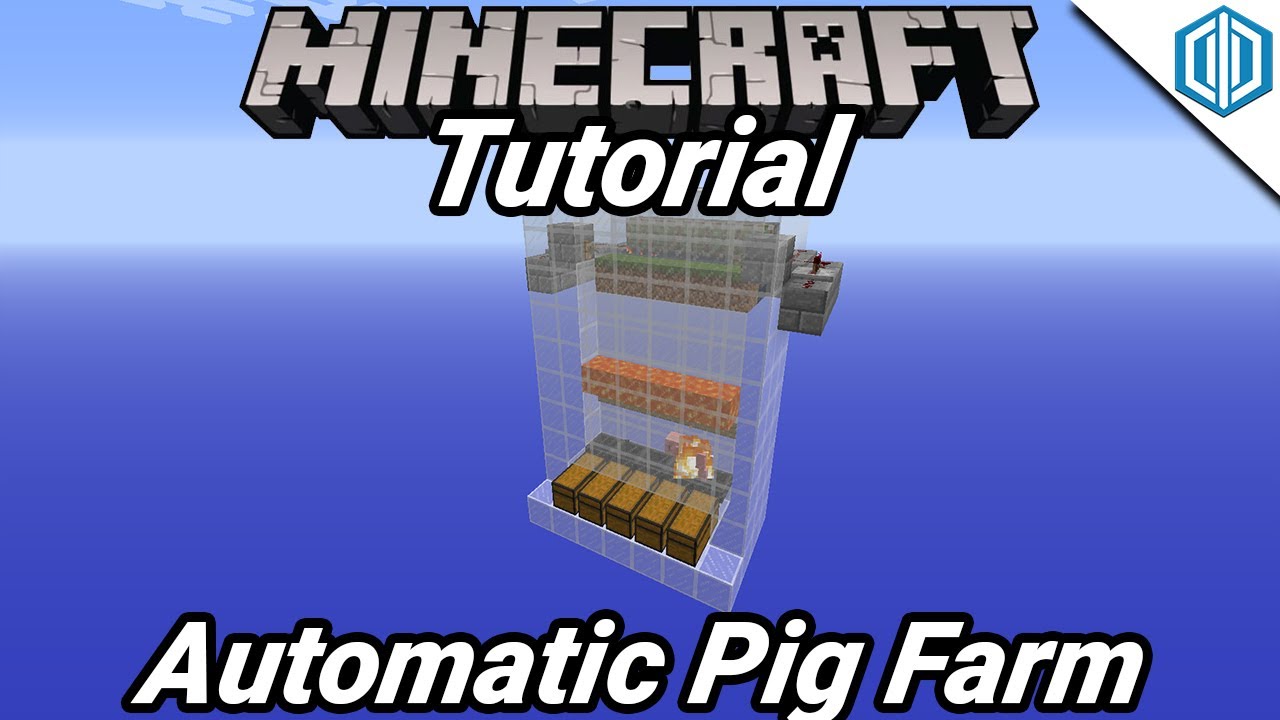 Automatic Pig Farm (Minecraft Factions Tutorial)