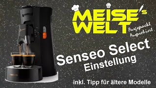 Philips Senseo Select - Wasser Einstellung & Tipp für ältere Modelle