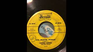Lightnin' Hopkins - Evil Hearted Woman bw They Wonder Who I Am HERALD