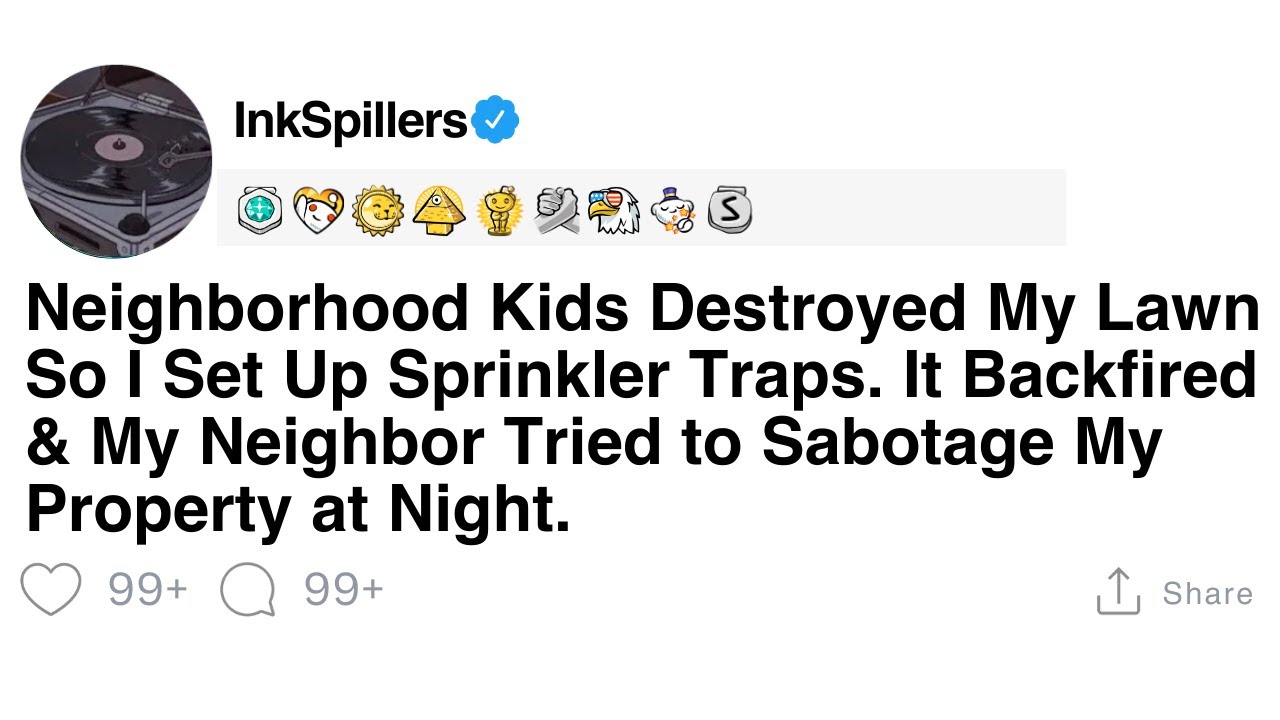 [Full Story] Neighborhood Kids Destroyed My Lawn So I Set Up Sprinkler Traps. It Backfired &...