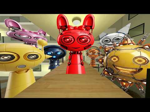 Corrupted Sprunki Pinky And All Sprunki Phase Robotic Nextbot Gmod