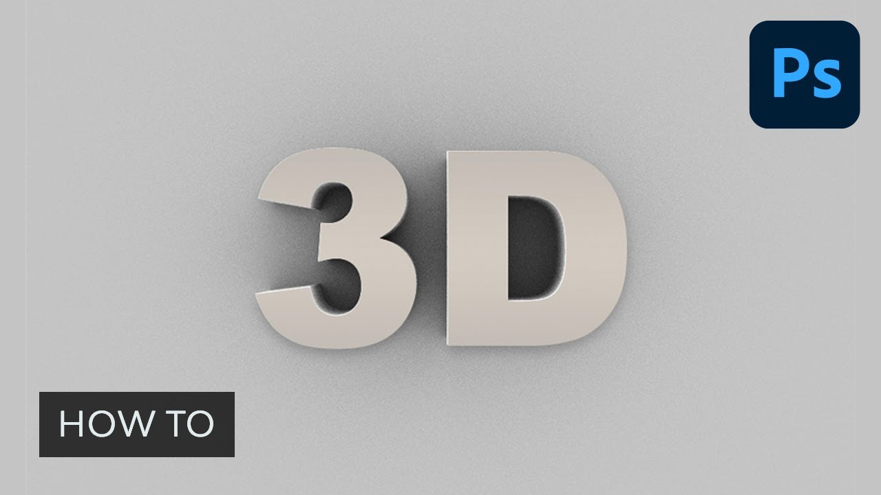 How to Create 3D Text Blocks in Photoshop - video 5