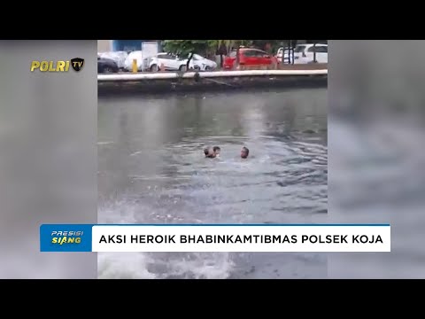 AKSI HEROIK BHABINKAMTIBMAS POLSEK KOJA YANG BERHASIL SELAMATKAN REMAJA