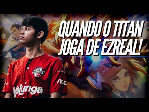 QUANDO O TITAN DECIDE JOGAR DE EZREAL NA SOLOQ