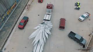 Atlanta Falcon sculpture diary /Chapter III: FLY IN TO THE FALCONS STADIUM