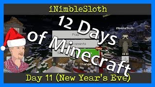 12 Days of Minecraft Christmas Giveaway (Day 11 - New Year's Eve 2017) - iNimbleSloth Plays