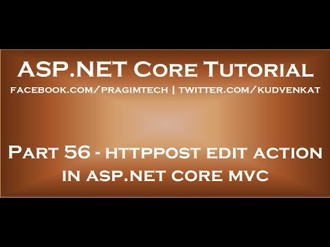 ASP NET Core Tutorial