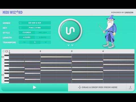 Producers and Beat-Makers, the UNISON MIDI Wizard is here