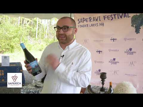 Interview w/ Giorgi Osepashvili (Amber Wine) at the 1st annual Saperavi Festival at Finger Lakes, NY