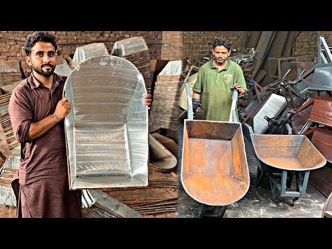 , title : 'Easily Local Factory mades 1000 Of Wheelbarrows in few minutes! How to make Wheelbarrows.'