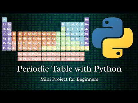 Pythonperiodic Tablecode