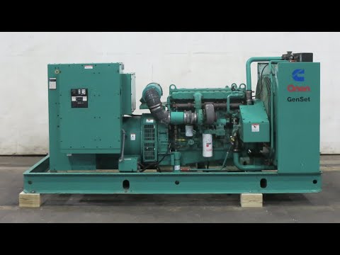 Cummins DFAA 200 kW diesel generator Cummins LTA10-G1 engine, 404 Hrs, Yr 1997 - CSDG # 4162