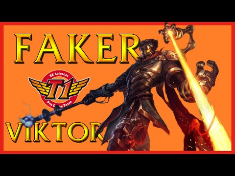 SKT T1 Faker (Hide on Bush) - Viktor Mid vs Yasuo - Korean Challenger Ranked League of Legends 2015
