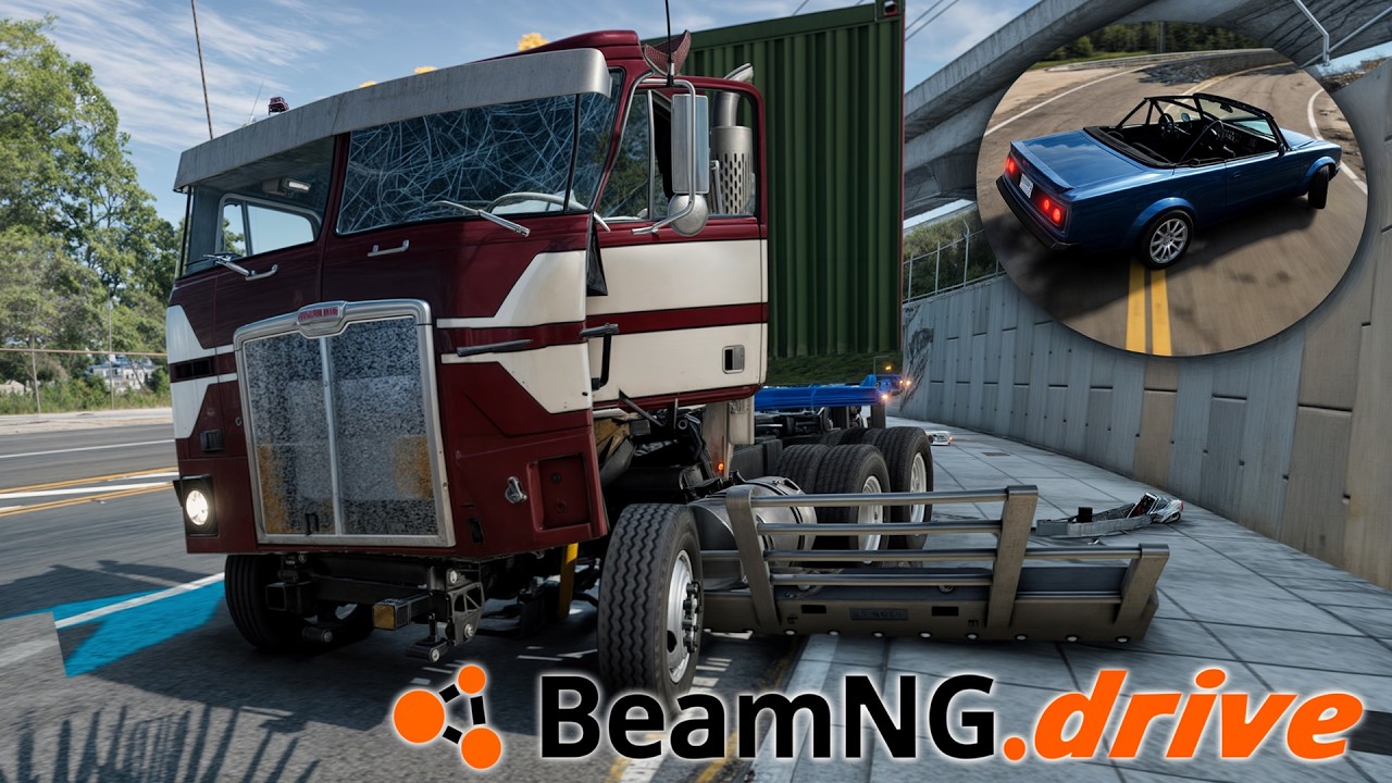 BATI O CAMINHÃO E TIVE QUE VOLTAR PRA CASA - BeamNG RLS #15