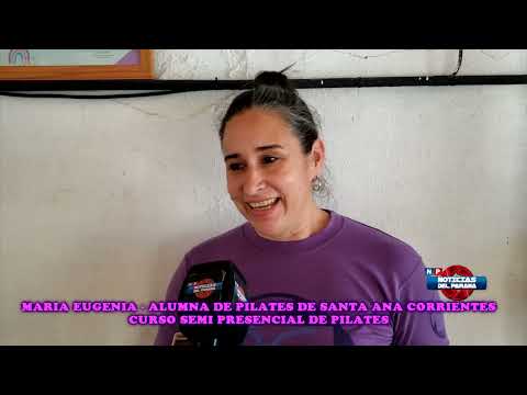 María Eugenia - Alumna De Pilates De Santa Ana Corrientes - Curso Semi Presencial De Pilates