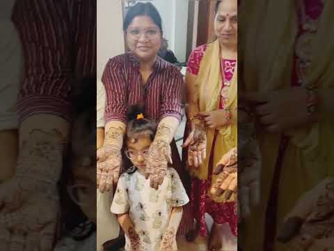 Mehandi for Namya and Nirvaan and celebration begins #greetzindagi #family