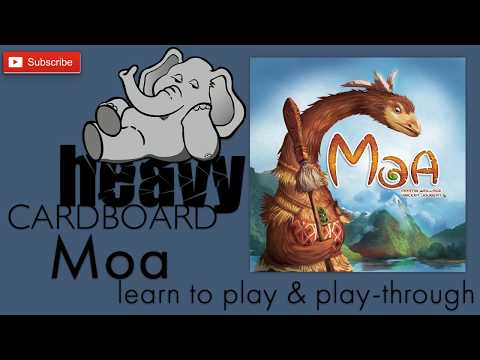 Heavy Cardboard Teaches Moa & Full Play-Through!