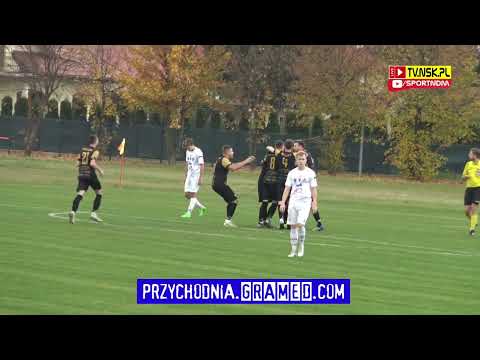 tv.nsk.pl [3:2 Jarosław Tkacz (k) 89] Dąb Wieliszew - Legionovia II Legionowo 3:2 (2:1) 2022-10-15