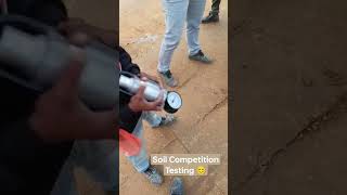 Soil Compaction Testing at Civil Construction Site #compaction #soil #soilcompaction#civilshorts