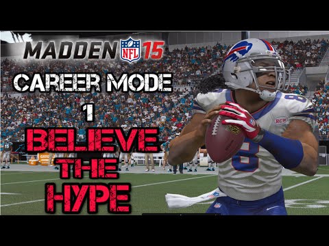 Madden 15 Career Mode Gameplay | Mobile QB | 1 | Believe the Hype | Madden 16