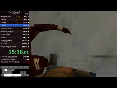 Tomb Raider 2 Glitched Secret Speedrun - 1.55.04 (RTA)