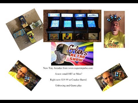 4 Tiny ARCADES, Unboxing and Gameplay from SuperImpulse!!