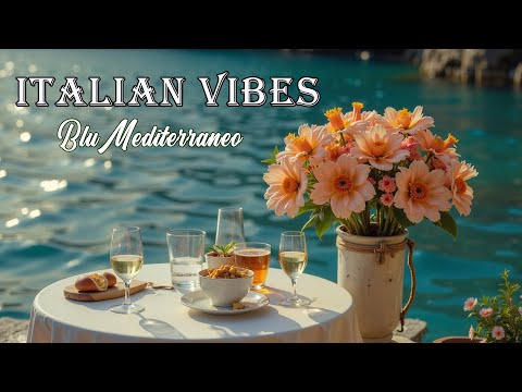 🎶 Italian Vibes & Mediterranean Music 🎶 2+ Hours Scenic Amalfi Coast & Lake Como Relaxation 4K