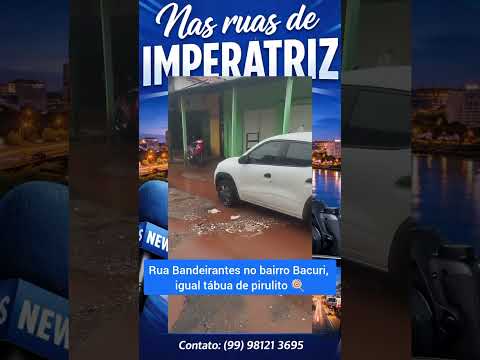 Rua Bandeirantes no bairro Bacuri, igual tábua de pirulito. #imperatriz #maranhão