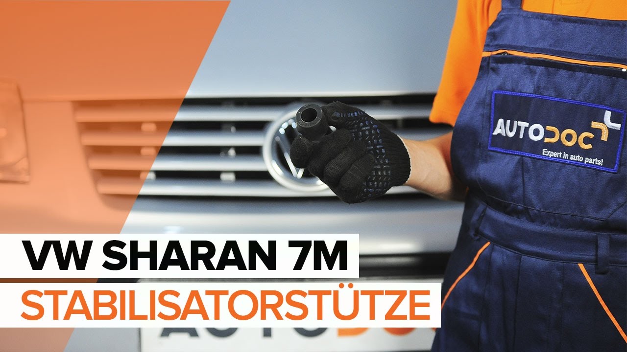 Wie VW Sharan 1 Stabigummis hinten wechseln - Schritt für Schritt Anleitung